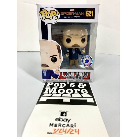 Funko Pop! Spider Man: J. Jonah Jameson 621 Vaulted Exclusive Figure W/Protector - Picture 1 of 13